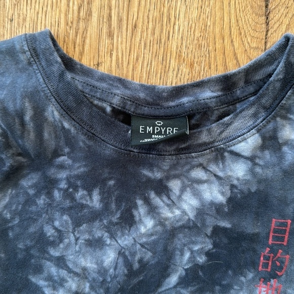 Empyre from Zumies Women's Sloane Dragon Black Tie Dye T-shirt Size Small - Picture 4 of 6